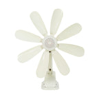 Ladies Table Fan 12W Energy Efficient Adjustable Tilt Compact Portable