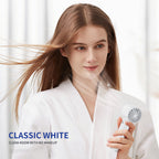 Handheld Fan USB Rechargeable Quiet Operation with Adjustable Speed and LED Battery Indicator