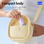 Portable Ice-Cooling Handheld Fan with Adjustable Speeds and LED Display Compact Personal Cooling Device