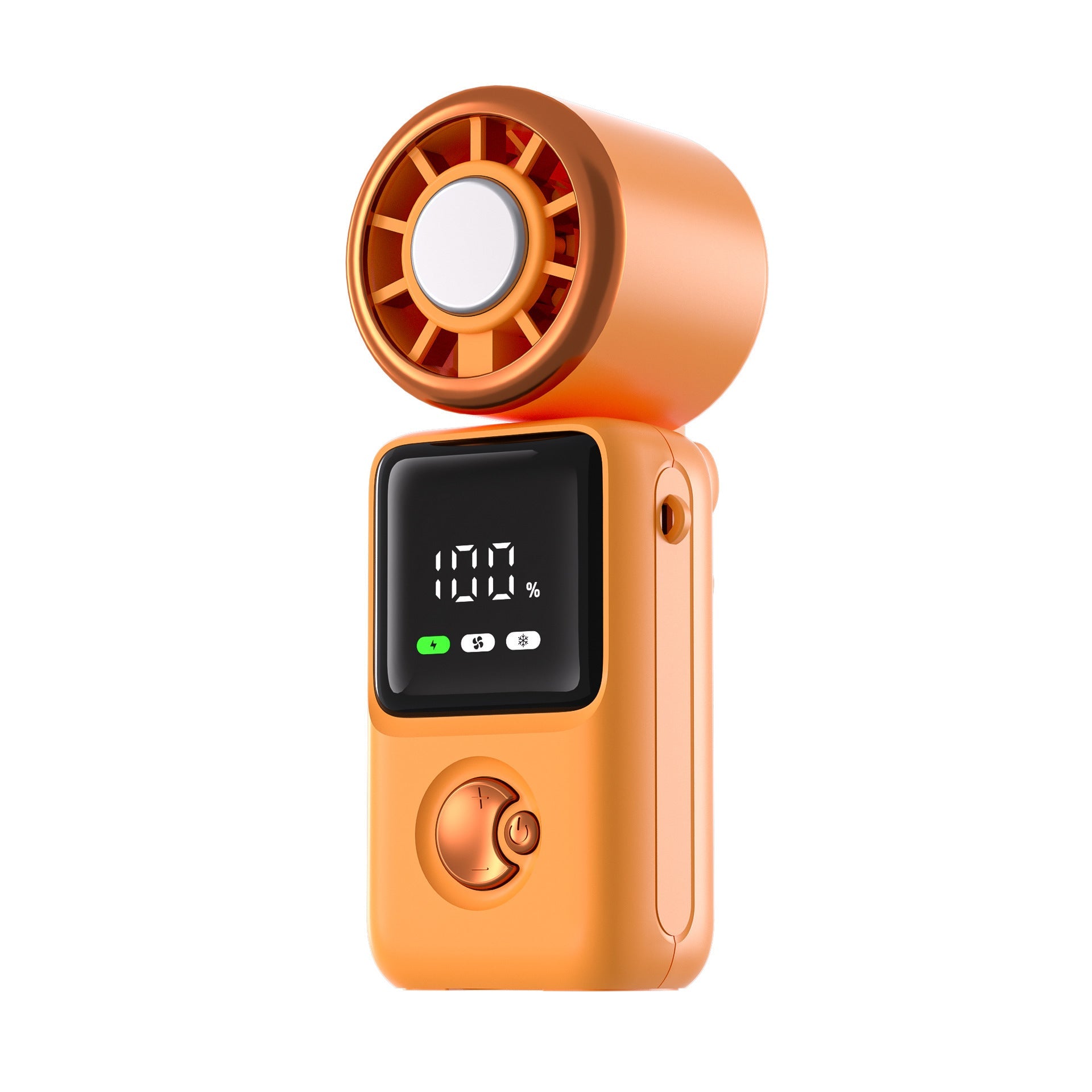Handheld Fan Portable Compact with Digital Display Multiple Speeds Long Battery Life