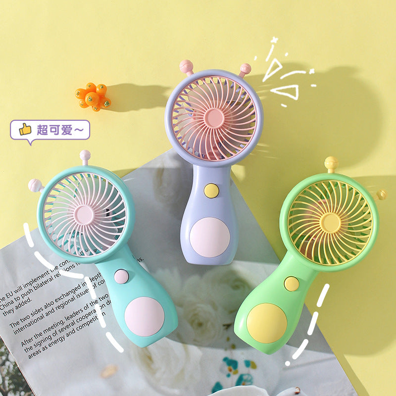 Portable Mini Fan Lightweight Battery Operated Handheld for Travel and Office