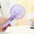 Portable Handheld Fan for Women Lightweight Ergonomic Design Battery Operated Personal Cooling Fan