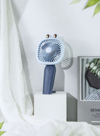 Compact Rechargeable Handheld Fan Portable Lightweight Adjustable Speed Quiet Operation