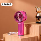 Portable Handheld Fan USB Rechargeable Lightweight High-Performance Personal Cooling Fan for Women