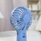 Portable Handheld Fan with Ergonomic Design USB Rechargeable Compact Personal Cooling Fan