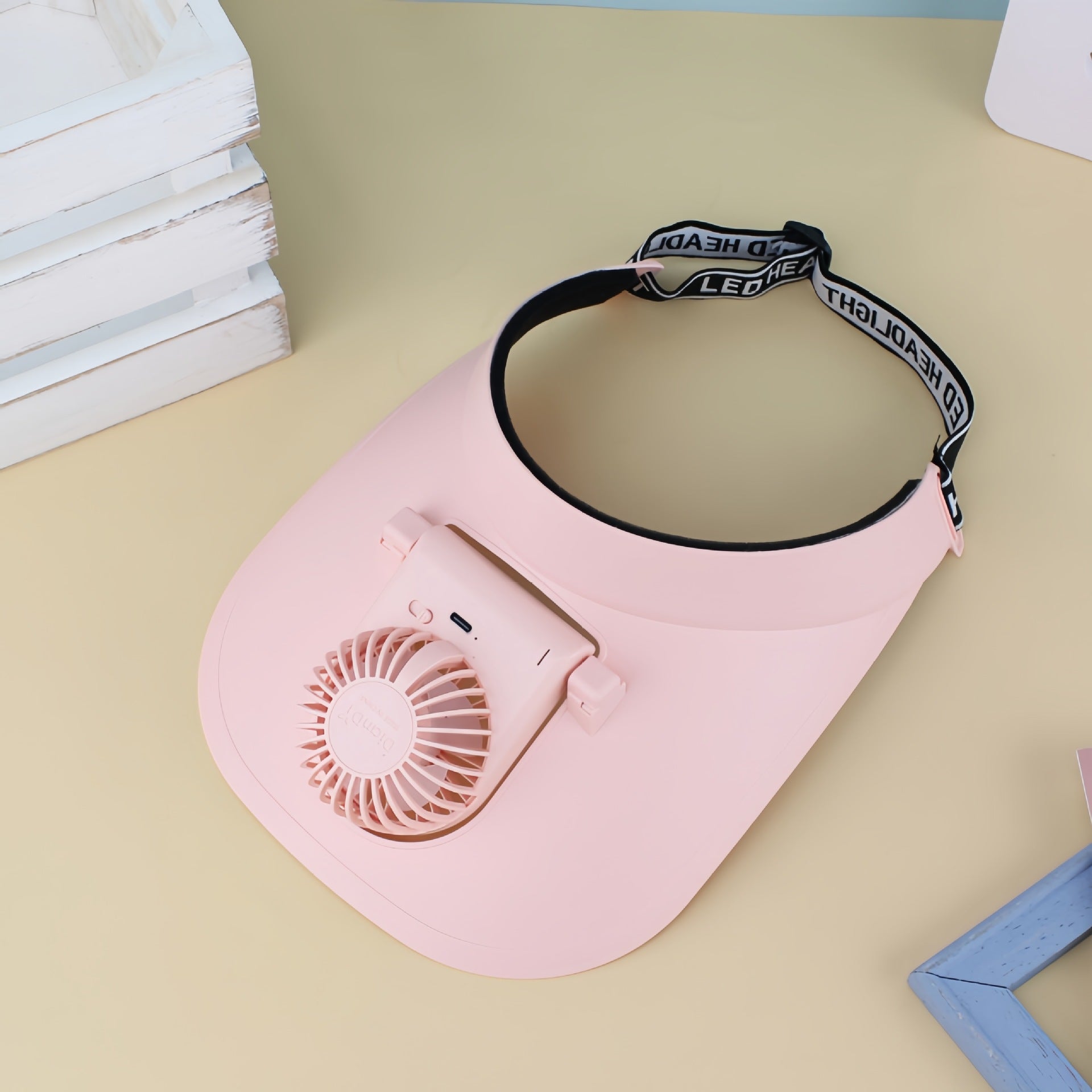 Wearable Neck Fan Portable USB Rechargeable Lightweight Quiet Cooling Fan for Women