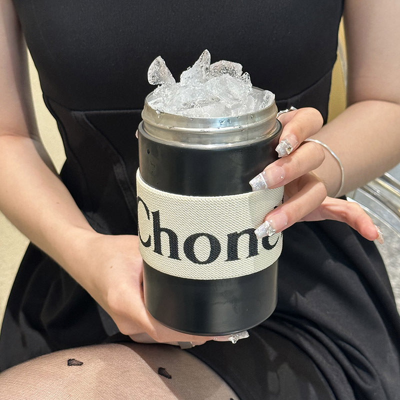 Women's Multifunctional Thermal Mug with Insulation and Carry Handle for Hot and Cold Drinks
