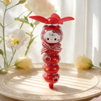 Rechargeable Portable Handheld Fan with Soft Blades and Cute Animal Head Design