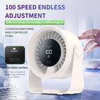 Table Fan Compact Design Quiet Operation Adjustable Tilt Angle