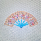 Ladies Fan Colorful Animal Motifs Lightweight Portable Handheld Fan