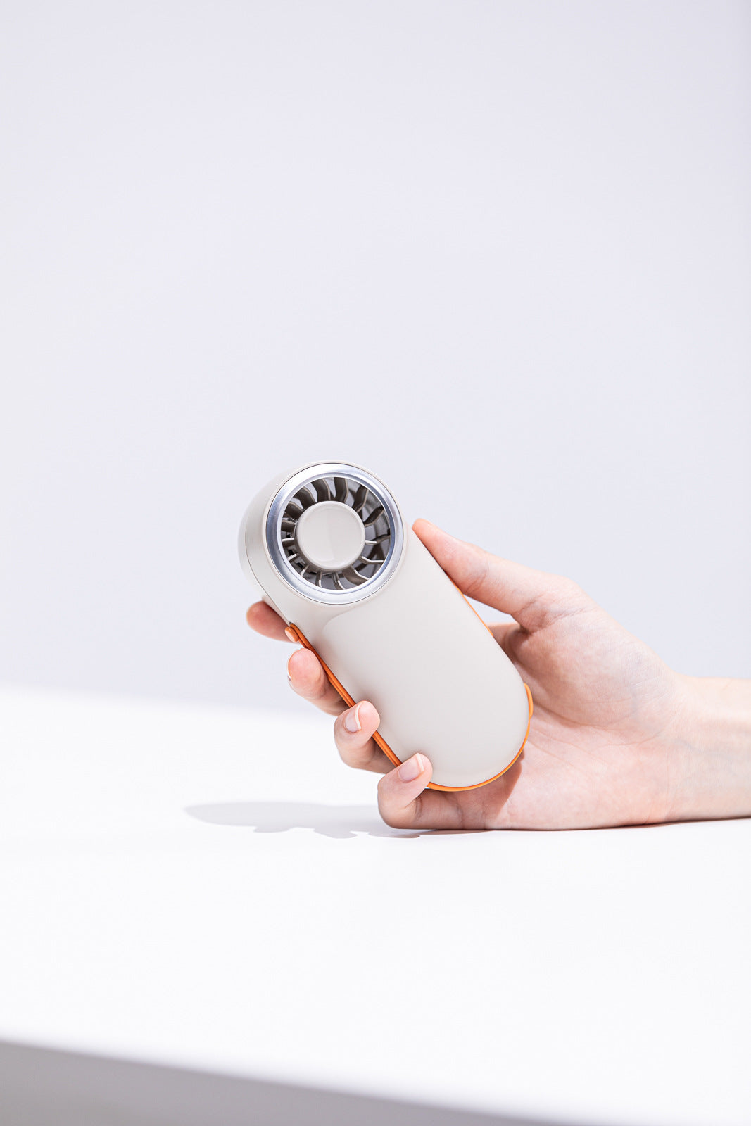 Rechargeable Handheld Fan Compact Portable Personal Fan with Carry Strap