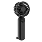 Portable USB Fan Folding Design Lightweight Quiet 3-Speed Adjustable Cooling for Women