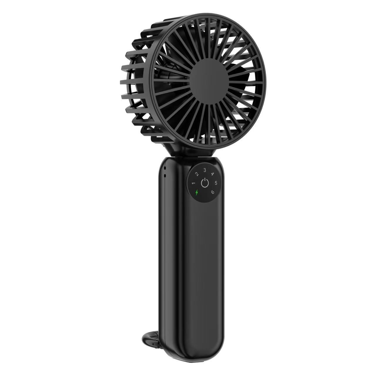 Portable USB Fan Folding Design Lightweight Quiet 3-Speed Adjustable Cooling for Women
