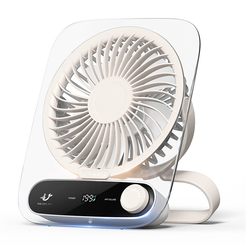 Rechargeable Cooling Desk Fan Portable High-Performance Adjustable Speed Wireless Battery-Powered Fan