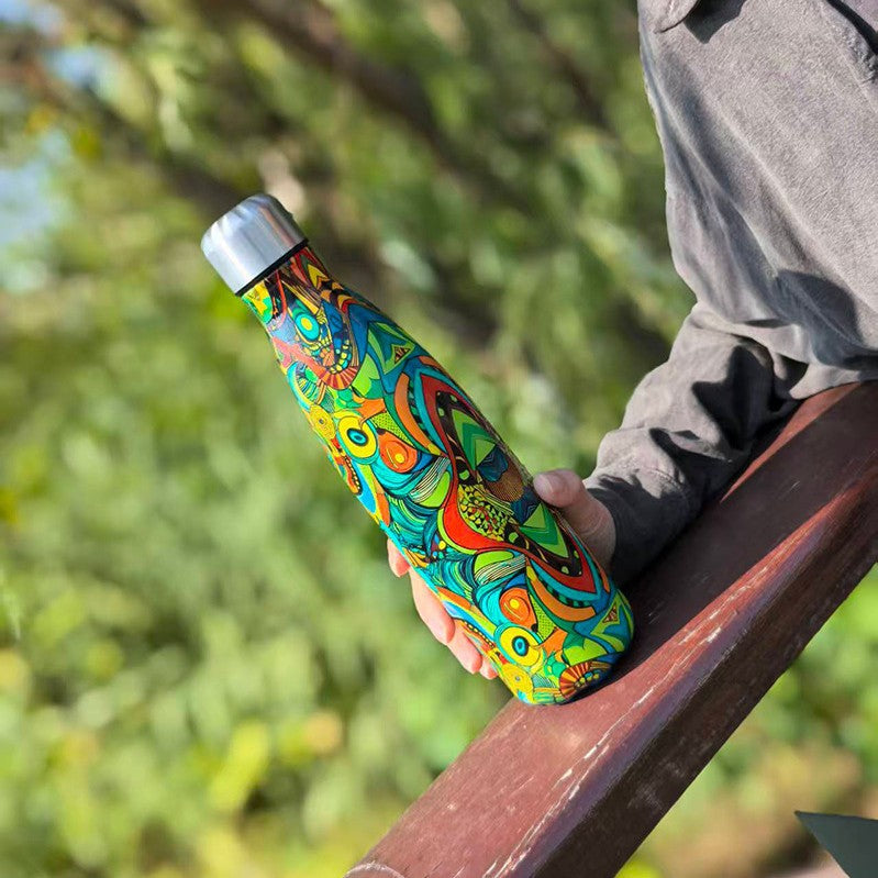 Stainless Steel Insulated Water Bottle Double-Walled Vacuum Leak-Proof Unisex