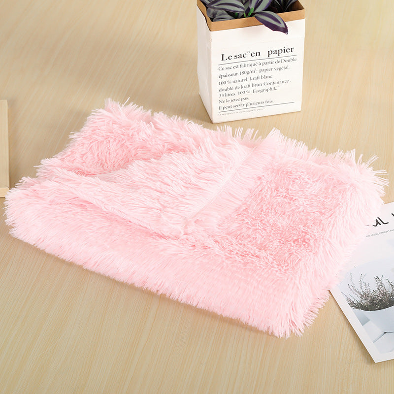Women's Fluffy Pet Blanket Soft Plush Lightweight Machine Washable