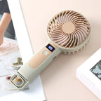 Portable Battery Operated Fan with Variable Speed Control and LED Display
