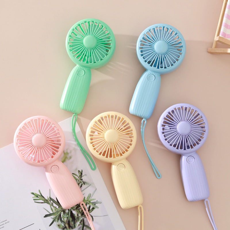 Portable USB Mini Fan with Ergonomic Handle Lightweight Quiet Personal Cooler
