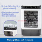 Portable Air Cooler Fan with Large Water Tank Non-Fogging 3-Speed Motor Unisex One Size