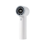 Portable Hand Fan with Digital Speed Display USB Rechargeable Lightweight