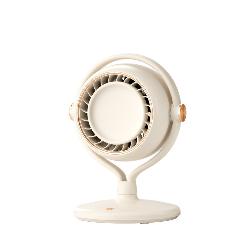 Tabletop Cooling Fan Portable 360-Degree Rotation Adjustable Speed Whisper-Quiet