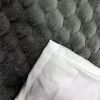 Brehn Women’s Luxury Fleece Blanket Soft Warm Honeycomb Pattern Throw Blanket
