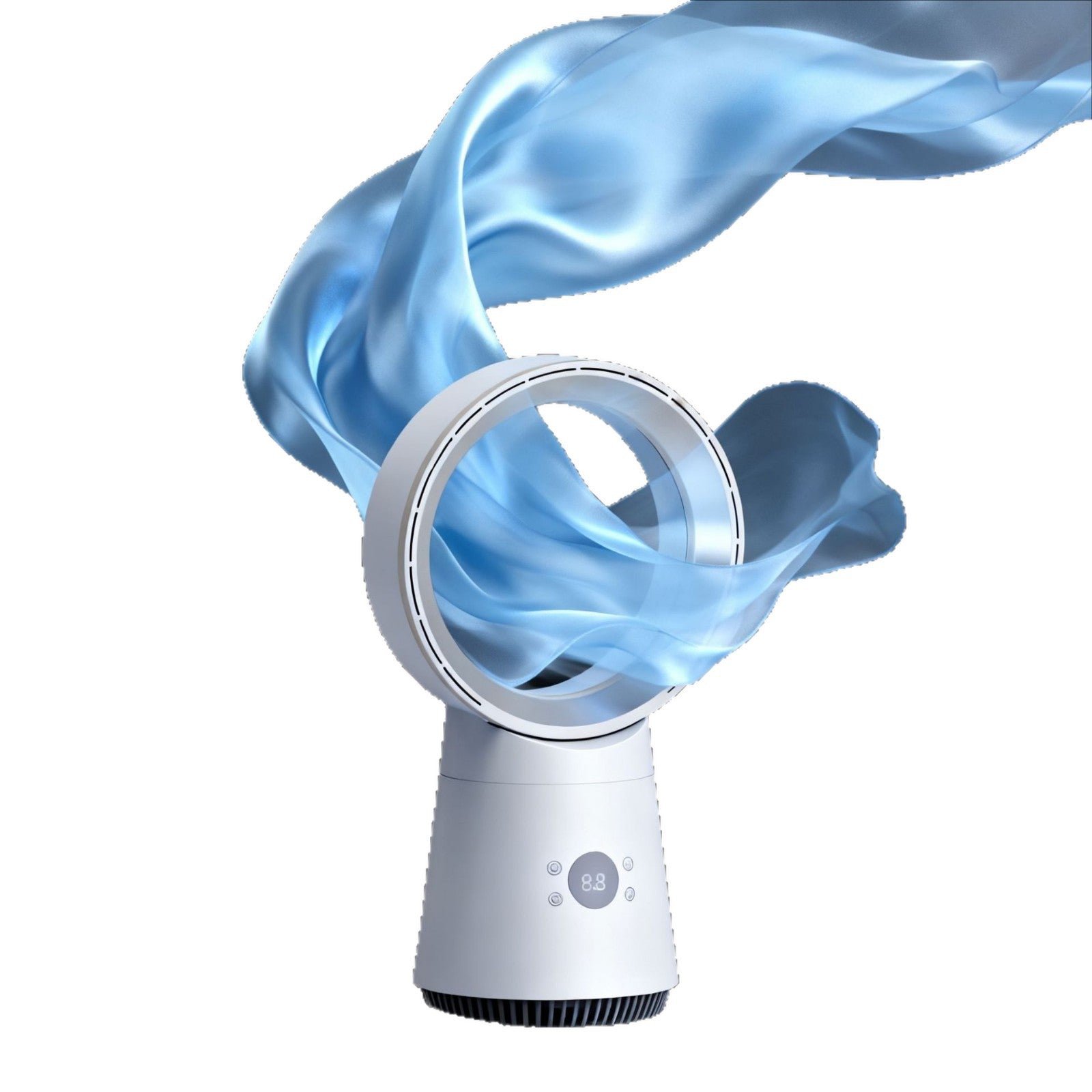 Air Multiplying Cooling Fan Quiet Blade-Free Design Energy Efficient Oscillating