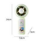 Portable Mini Fan with Cute Panda Design Battery Operated Compact Handheld Fan for Women