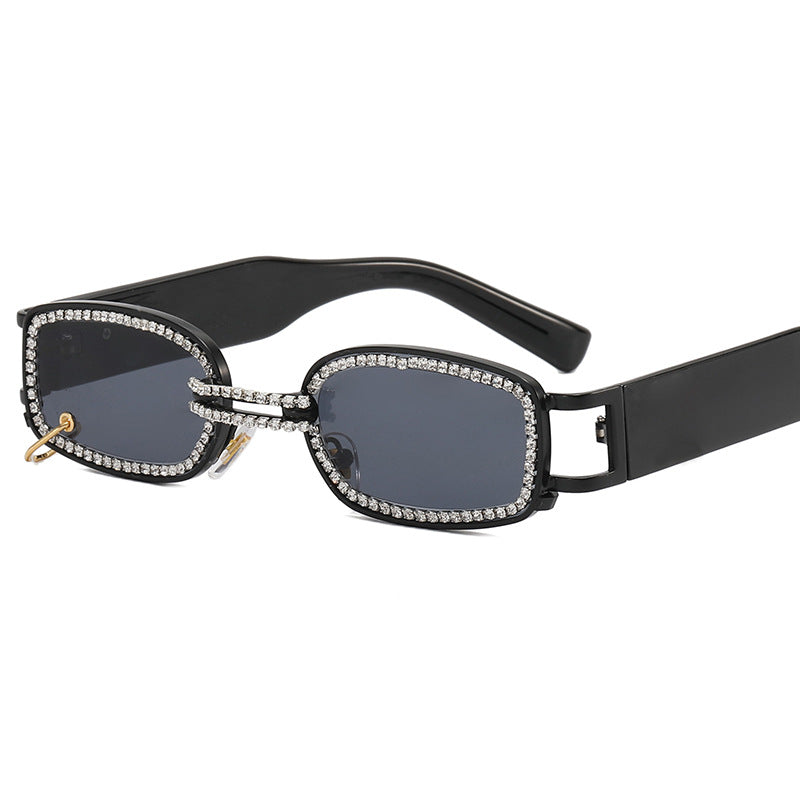 Women's Sunglasses Crystal Frame Sparkling Metallic UV Protection Stylish Fashion Eyewear