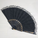 Ladies Lace Fan Elegant Lightweight Handheld Cooling Accessory