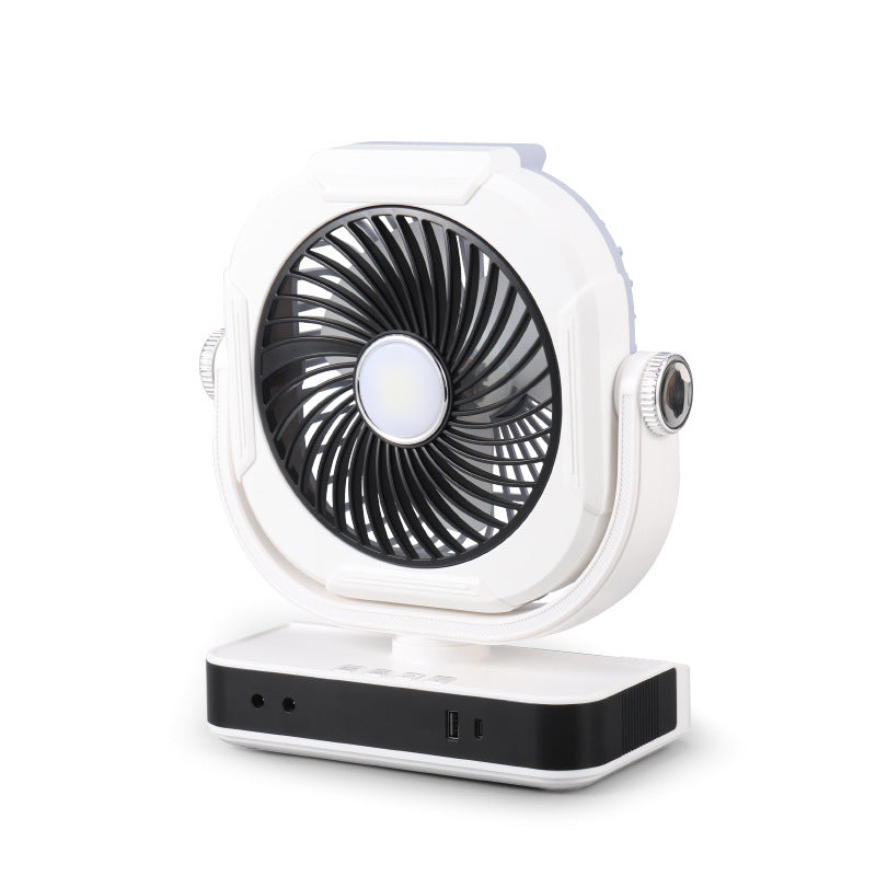 Portable Rechargeable Desk Fan USB Powered Compact 360-Degree Rotation Adjustable Speed