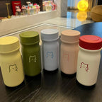 Women’s Insulated Water Bottle with Secure Flip Lid and Animal Design BPA-Free Reusable