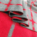 Brehn Women's Elegant Warm Scarf Soft Fabric Modern Check Pattern Winter Accessory