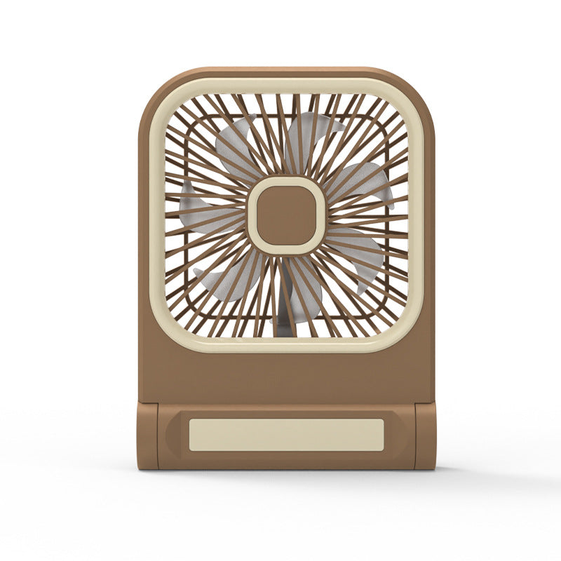 Portable Mini Fan for Women Ergonomic Design USB Rechargeable 3-Speed Quiet Cooling