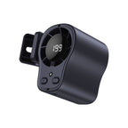 Harrow Women's Portable Waist Fan with LED Display Waterproof Clip-On Fan