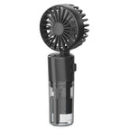 Portable Mini Fan with Misting Function USB Rechargeable Handheld Fan