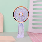 Portable Mini Fan USB Rechargeable Compact Personal Handheld Fan with Adjustable Speed