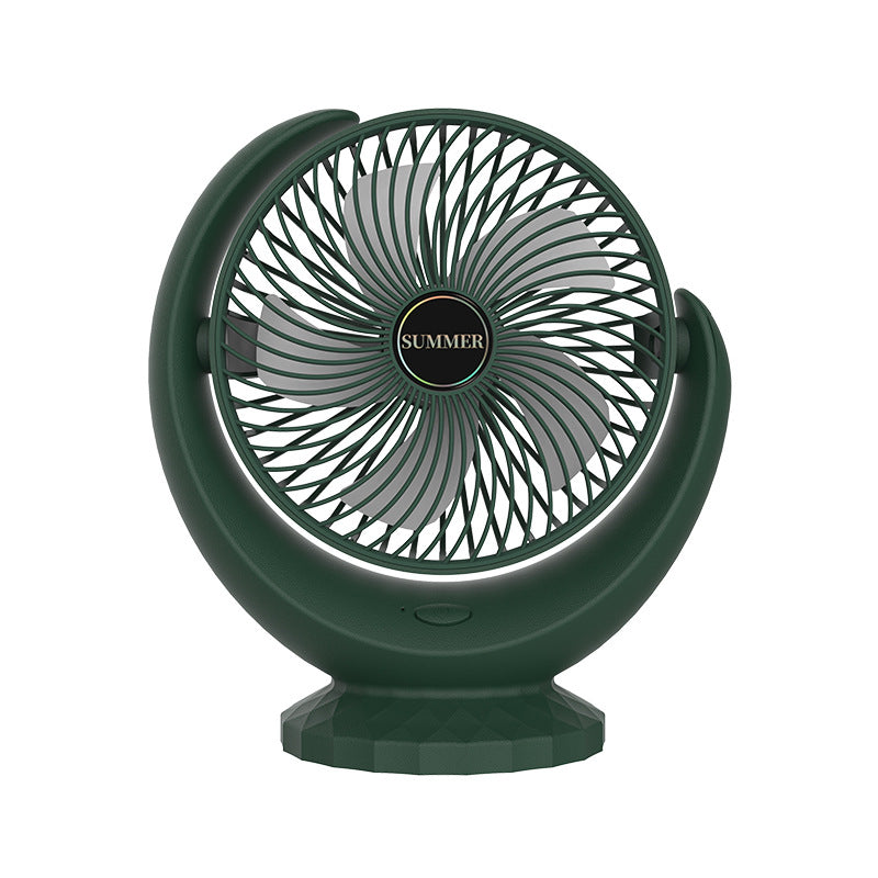 Portable Table Fan Lightweight Quiet Operation Adjustable Speeds Compact Design