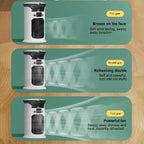 Portable Tower Fan USB Powered Compact Quiet Mosquito Trap Digital Display Unisex One Size