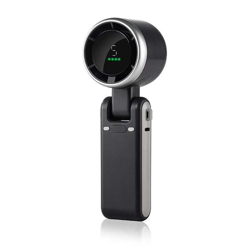 Harrow Portable Mini Solar Fan with Smart Temperature Control Compact Travel Cooler