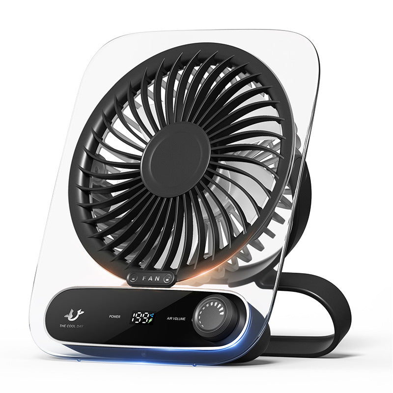 Rechargeable Cooling Desk Fan Portable High-Performance Adjustable Speed Wireless Battery-Powered Fan