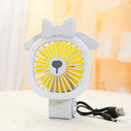 Portable Mini Fan USB Rechargeable Quiet Operation Compact Handheld Personal Cooling Fan