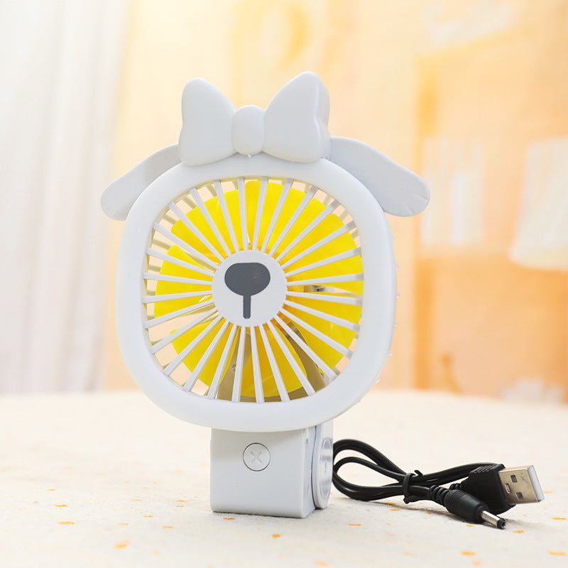 Portable Mini Fan USB Rechargeable Quiet Operation Compact Handheld Personal Cooling Fan
