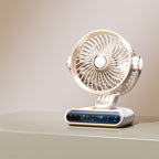 Portable Stand Fan with Digital Control Adjustable Speed and Tilt