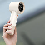 Portable High-Performance Fan with Digital Speed Display 5 Speeds USB Battery Powered Quiet Operation