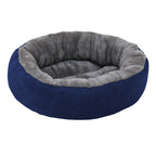 Deko Harrow Cat Bed Soft Padded Round Nesting Bed Durable Easy-Care Fabric