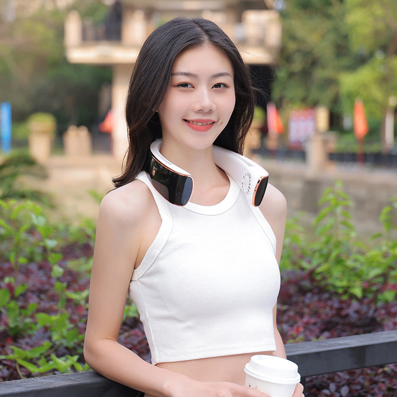 Portable Neck Fan Lightweight Hands-Free Rechargeable Quiet Operation