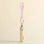 Rechargeable Mini Keychain Fan USB Portable Handheld with Wrist Strap and Frog Charm