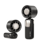 Turbo Cooling Handheld Fan Portable Rechargeable Battery Compact Design