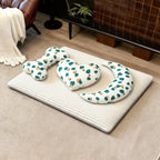 Harrow Cat Bed Bamboo Eco-Friendly Comfortable Padded Mattress Removable Cover